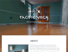 Tablet Screenshot of pacificyogaphilly.com